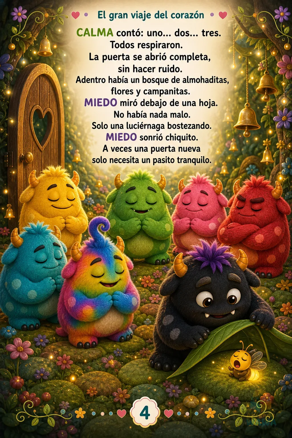 Cuento de emociones para niños de 3 a 5 años: El gran viaje del corazón