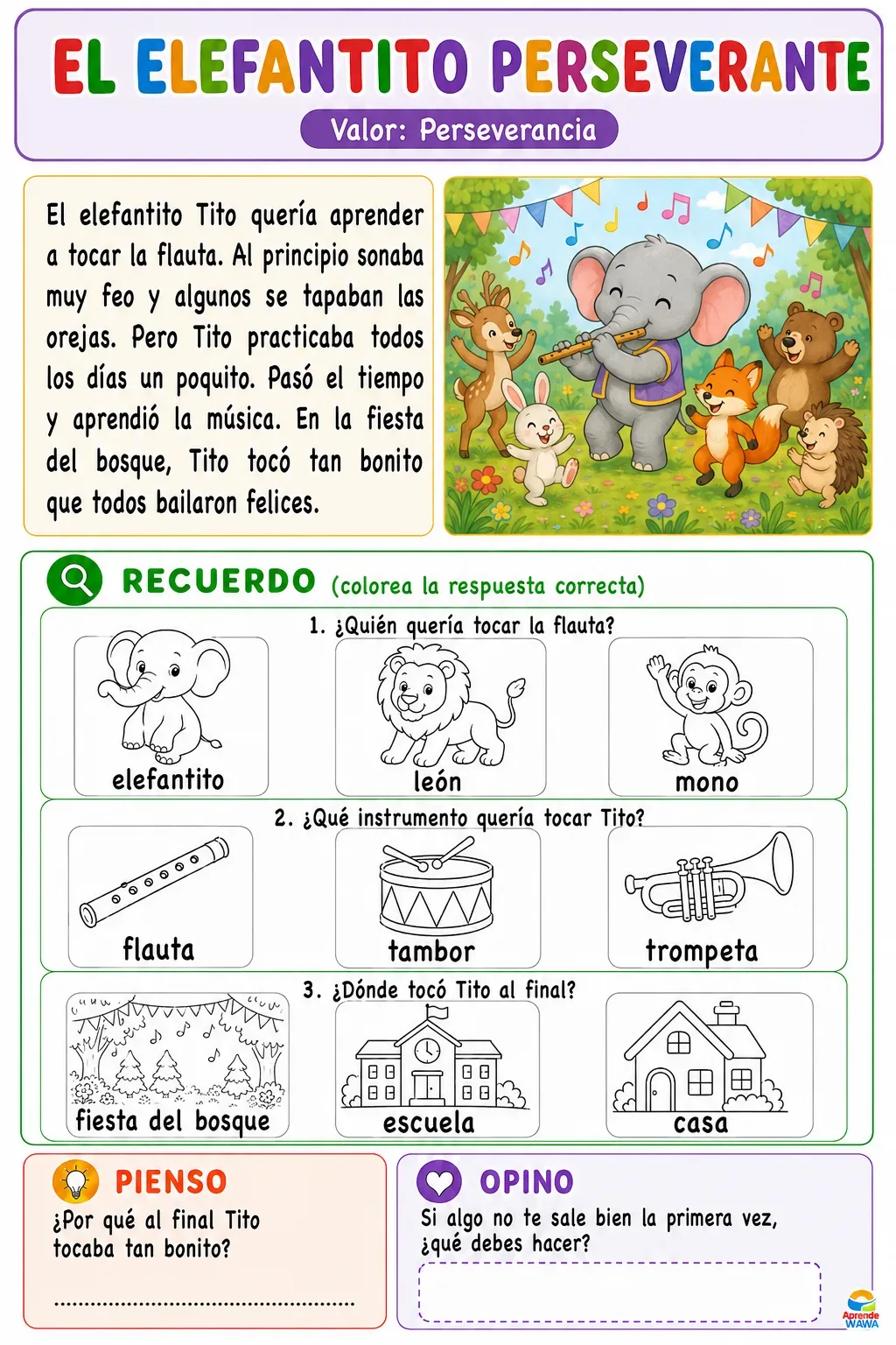 Lámina de ✏️ Grafomotricidad – Trazos Básicos