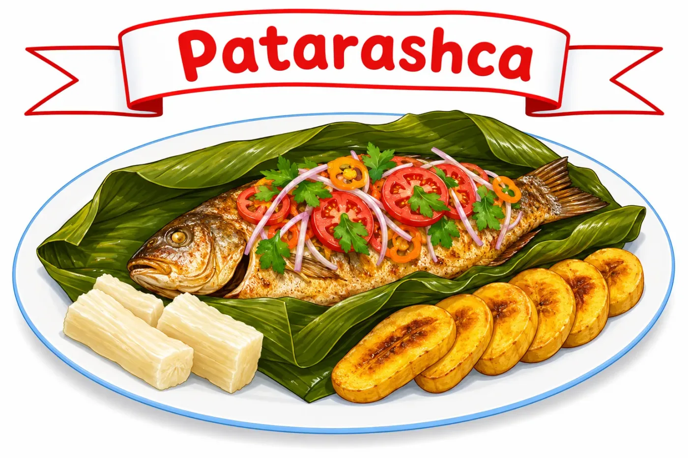 Lámina de 🌿 Platos Típicos de la Selva Peruana – Láminas ilustradas