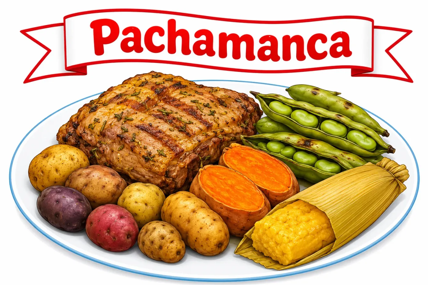 Lámina de 🍲 Platos Típicos de la Sierra Peruana – Láminas ilustradas