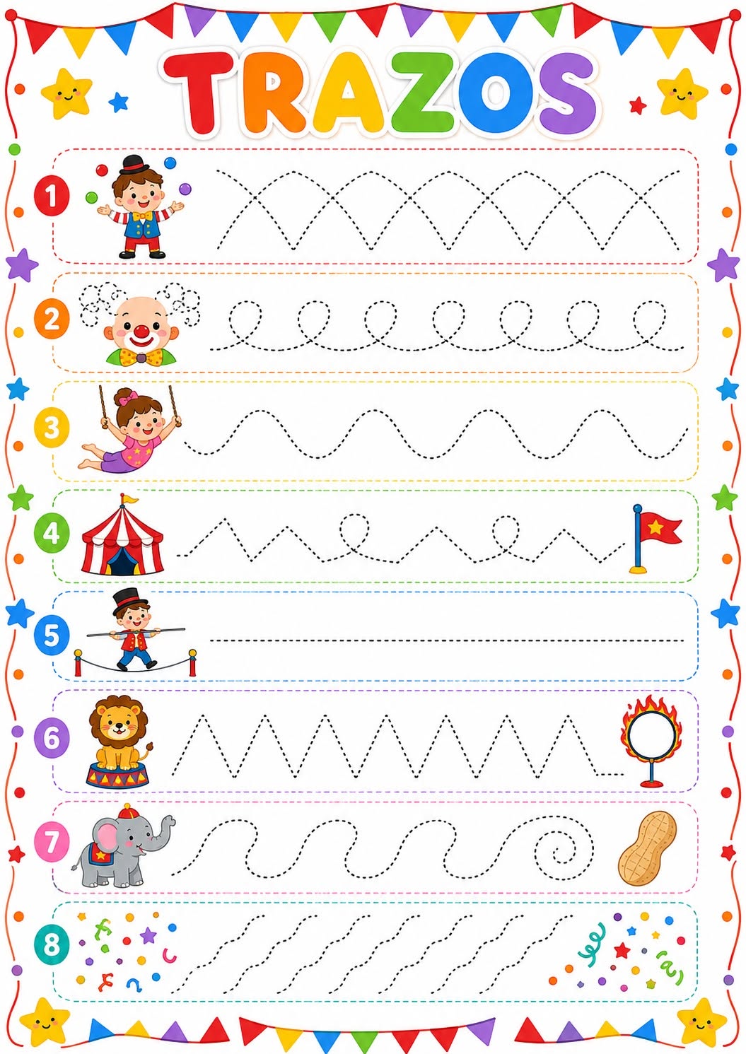 Tarjetas de conteo para matemática: números y cantidades