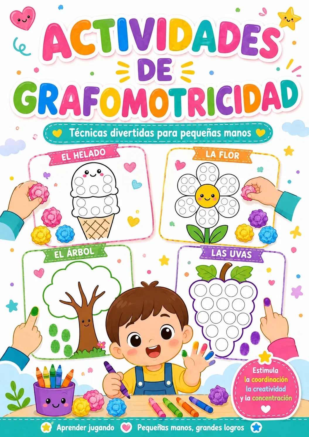 Vista previa de 🎨 Actividades de Grafomotricidad – Técnicas divertidas para pequeñas manos
