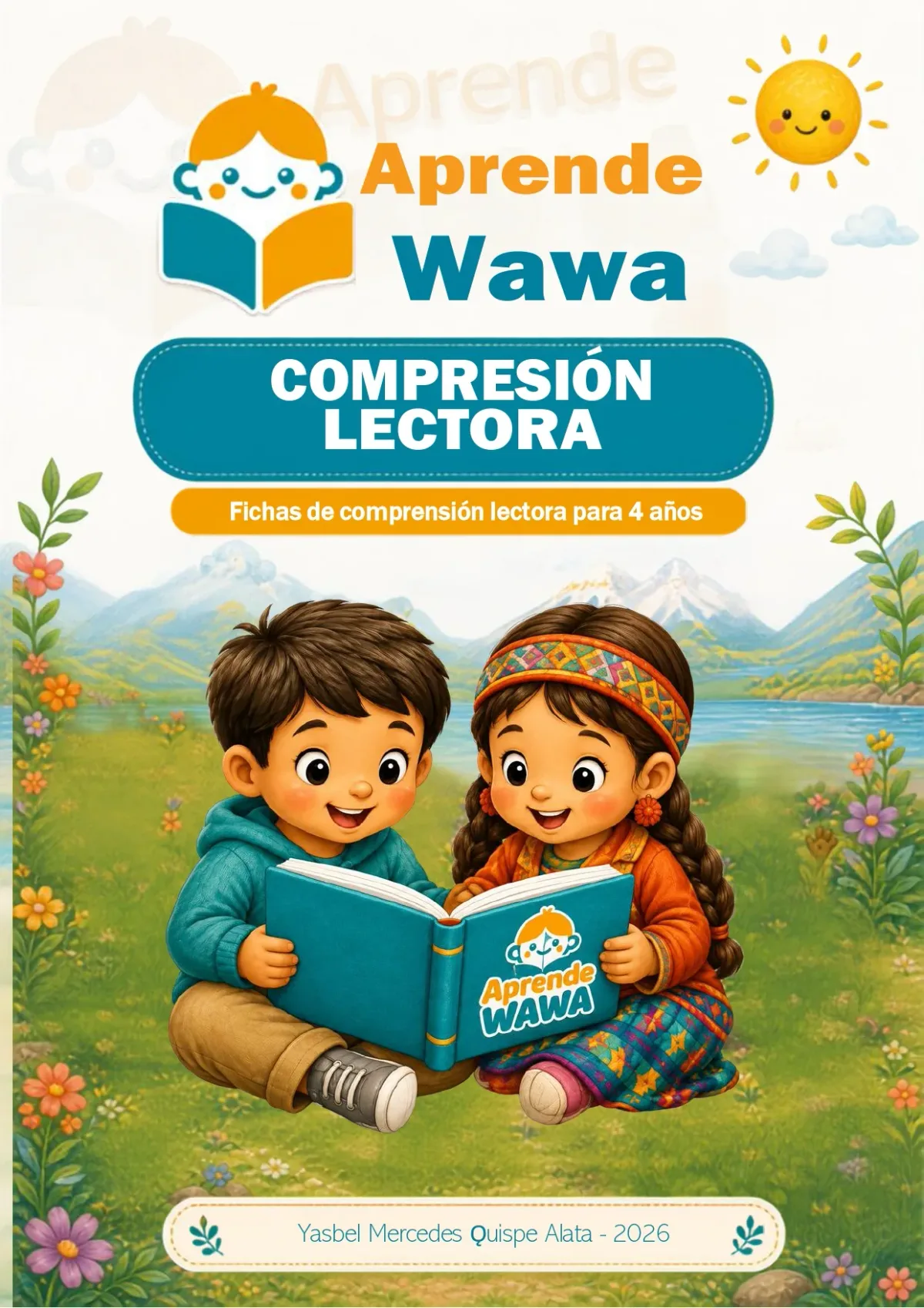 Vista previa de 📖 Comprensión Lectora para 4 añitos – Mis lecturas con preguntas